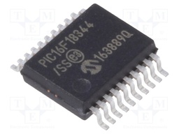 PIC microcontroller; Memory: 7kB; SRAM: 512B; EEPROM: 256B; SMD
