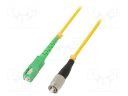 Fiber patch cord; FC/UPC,SC/APC; 5m; LSZH; Optical fiber: 9/125um
