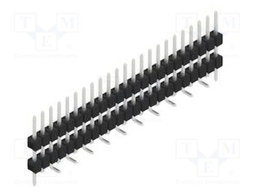 Connector: pin strips; pin header; male; PIN: 23; 2.54mm; SMT; 1x23