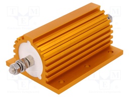 Resistor: wire-wound; with heatsink; screw; 4.7Ω; 250W; ±1%