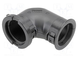 Accessories: cable hood and fastener