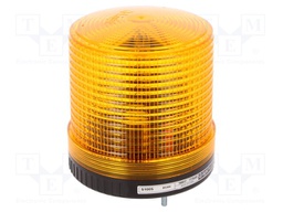 Signaller: lighting; flashing light; amber; Series: S100; 24VDC