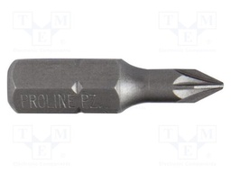 Screwdriver bit; Pozidriv®; PZ1; Overall len: 25mm; 25pcs.