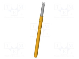 Test needle; Operational spring compression: 4mm; 5A; Ø: 1.3mm