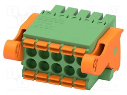 PCB connector, nominal cross section: 1.5 mm?, color: green,