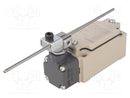 Limit switch; adjustable plunger, max length 145mm; NO + NC