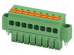 PCB connector, nominal cross section: 1.5 mm2, color: green,