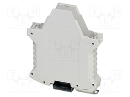 Enclosure base; with terminals; grey; UL94V-0; ME 22,5; X: 107.3mm