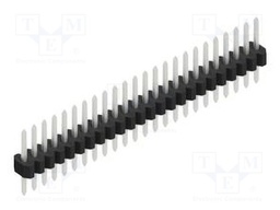 Connector: pin strips; pin header; male; PIN: 24; 1.27mm; THT; 1x24