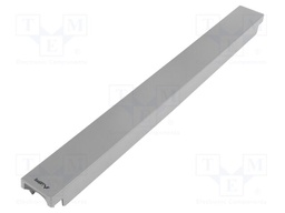 Stopper; 1U; grey; Standard: 19"; Y: 44mm; X: 482.6mm; Z: 28.5mm