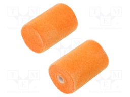Paint roller; W: 50mm; to the paint; Ø: 16mm; Moltoflok; 2pcs.