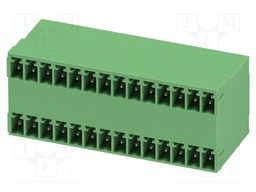 PCB headers, nominal cross section: 1.5 mm?, color: green, n