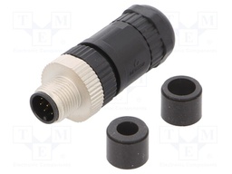 Plug; M12; PIN: 8; male; A code-DeviceNet / CANopen; for cable