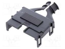 Cable hood and fastener; female; Mega-Fit; PIN: 12; Layout: 2x6