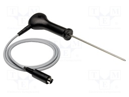 PT100-type temperature probe; -75÷250°C; Probe l: 120mm; Len: 1m
