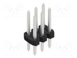 Connector: pin strips; pin header; male; PIN: 6; 2mm; THT; 2x3; 100V