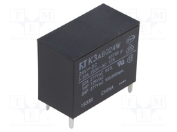 Relay: electromagnetic; SPST-NO; Ucoil: 24VDC; 25A; Series: FTR-K3