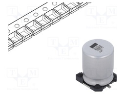SMD Aluminium Electrolytic Capacitor, Radial Can - SMD, 680 µF, 35 V, 150 CRZ Series