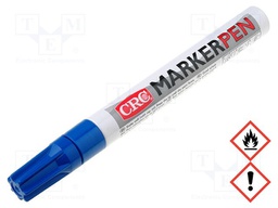 Marker: paint marker; blue; MARKER PEN; Tip: round; 3mm