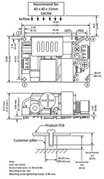 Power supply: switched-mode; 114W; 85÷264VAC; Usup: 120÷370VDC