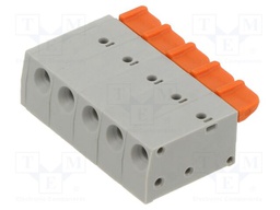 Connector: PCB terminal block; terminal; GB; 6A; PIN: 5; angled