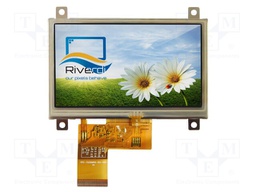 Display: TFT; 4.3"; 480x272; Illumin: LED; Dim: 106.3x68x4.55mm