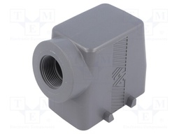 Enclosure: for HDC connectors; T-Type; size 57.27; IP65; M25