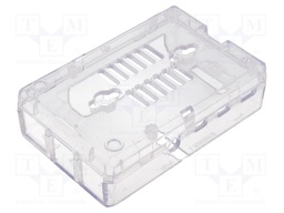 Enclosure: for computer; Raspberry Pi 4 B; ABS; transparent