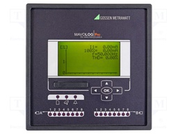 Power quality analyser; on panel; M9200; three-phase; 500V; 1A,5A