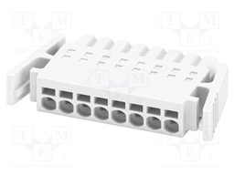 PCB connector, nominal cross section: 0.5 mm?, color: white,