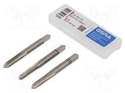 Tap-set; M6; 1; L: 56mm; Holder: square,hand; 4.9mm; 3pcs.