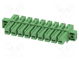 PCB headers, nominal cross section: 6 mm?, color: green, nom