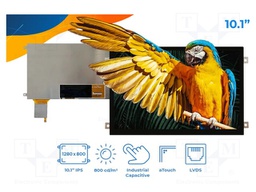 Display: TFT; 10.1"; 1280x800; Window dimensions: 216.96x135.6mm