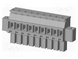 Connector: pluggable terminal block; plug; female; angled 90°