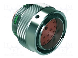 Connector: circular; plug; male; 25A; 250V; PIN: 18; IP67; straight