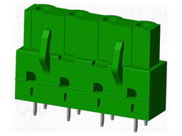 Connector: pluggable terminal block; socket; female; straight