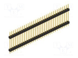 Connector: pin strips; pin header; male; PIN: 33; 2.54mm; THT; 1x33