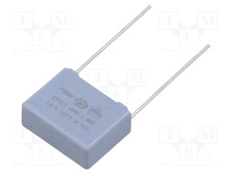 Capacitor: polypropylene; 47nF; 17.5x13.5x7mm; THT; ±20%; 15mm
