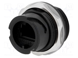Socket; coupler; PIN: 8; Cat: 5e; Layout: 8p8c; IP67; Mat: plastic