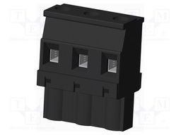 Connector: pluggable terminal block; plug; female; angled 90°