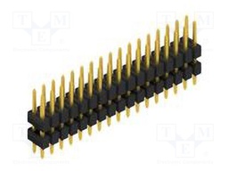 Connector: pin strips; pin header; male; PIN: 34; 2.54mm; THT; 2x17