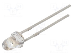 LED; yellow green; 3mm; 63mcd; 25°; 2.4VDC; round