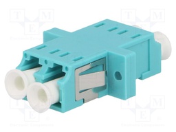 Connector: fiber optic; socket,coupler; multi mode duplex (MM)