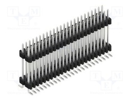 Connector: pin strips; pin header; male; PIN: 48; 1.27mm; SMT; 2x24