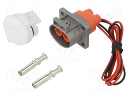 Connector: DC supply; female; Mech.durability: 100cycles; PIN: 2