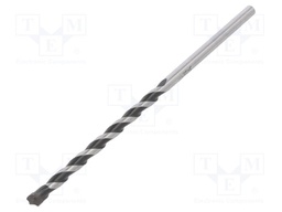 Drill bit; for concrete; Ø: 15/64",6mm; L: 150mm; metal; blister