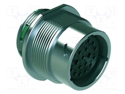 Connector: circular; socket; female; 250V; PIN: 20; IP67; straight