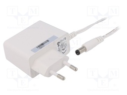 Power supply: switched-mode; voltage source; 5VDC; 2A; 10W; plug