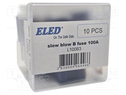 Fuse: fuse; 100A; 32VDC; automotive; 22.2mm; 22.2x15.2x45mm