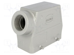 Enclosure: for Han connectors; Han; size 16B; for cable; high